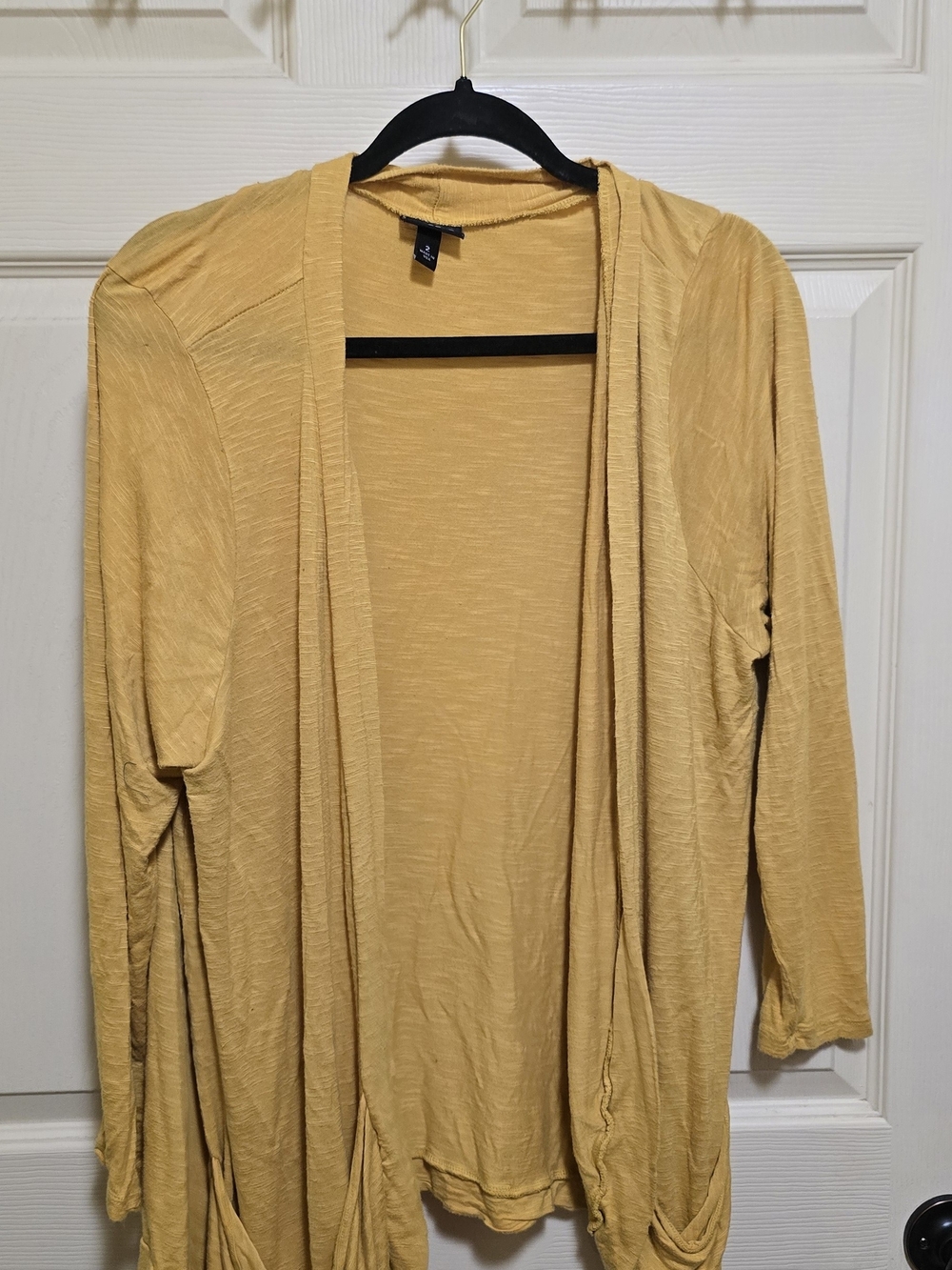 torrid Open-Front Cardigan in Mustard Size 2